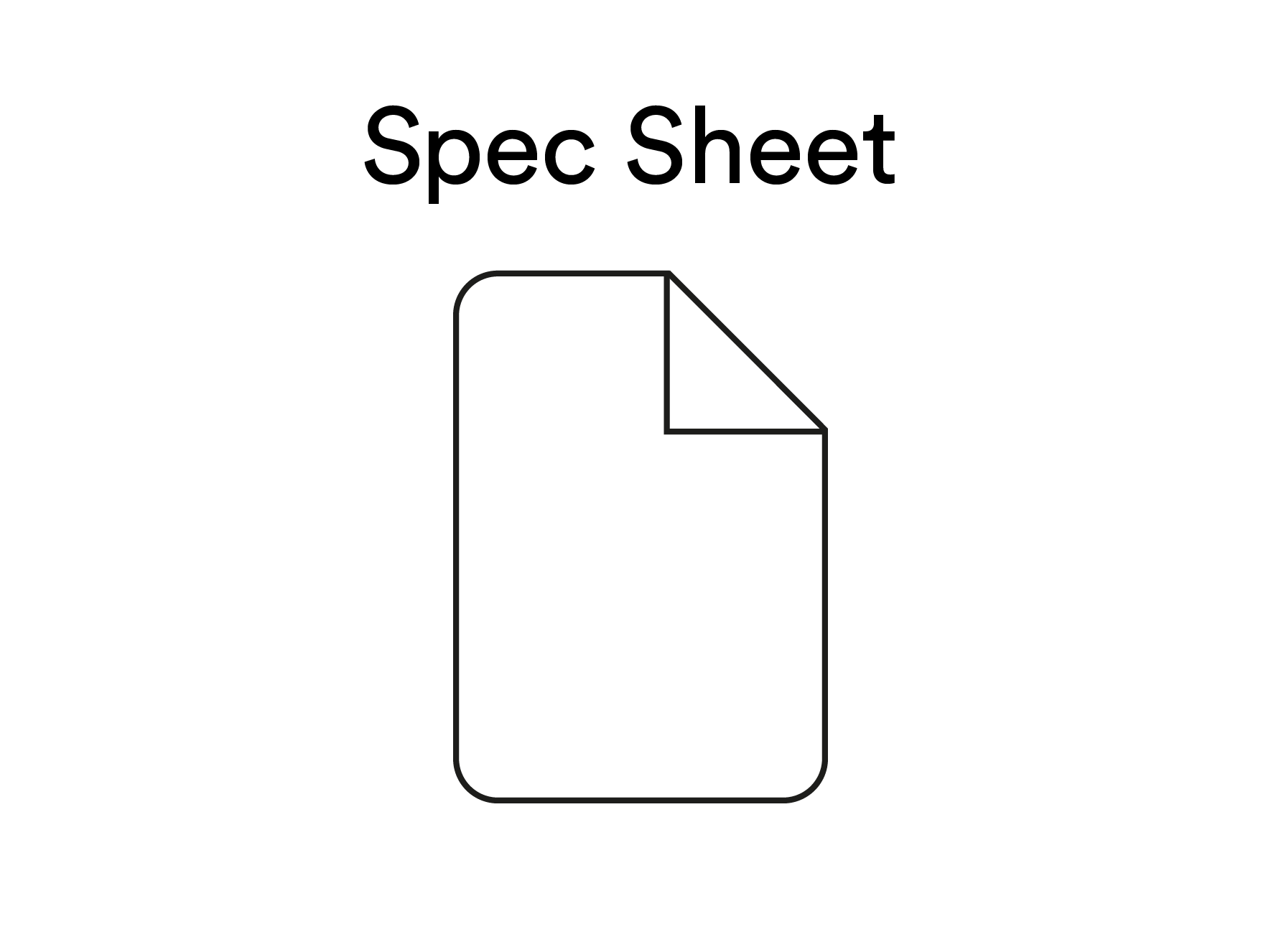 spec sheet